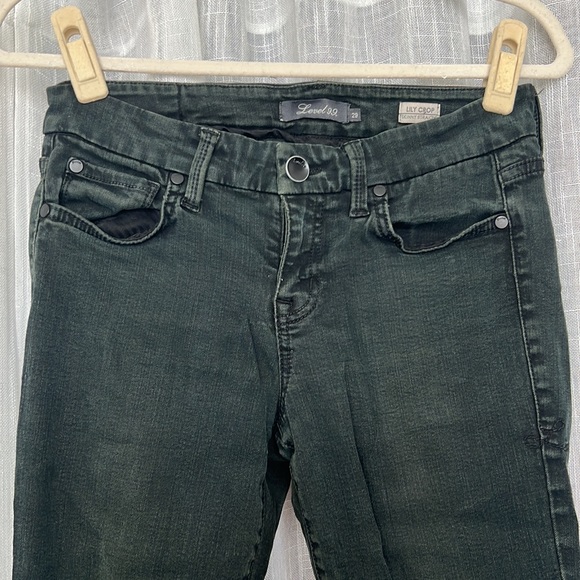 🆑 [4/$20] Level 99 Black Lily Crop Skinny Straight Jeans - Picture 3 of 8